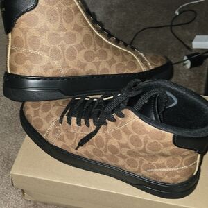 Coach Brown and Black Loafers